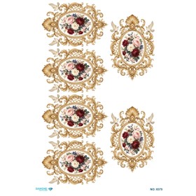 8375 Diamond Pirinç Dekopaj Kağıdı 30x42cm