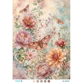 BB1001 Diamond Büyük Boy Pirinç Dekopaj Kağıdı 60x85cm