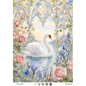 BB1012 Diamond Büyük Boy Pirinç Dekopaj Kağıdı 60x85cm