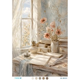 BB1016 Diamond Büyük Boy Pirinç Dekopaj Kağıdı 60x85cm