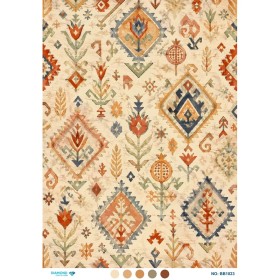 BB1023 Diamond Büyük Boy Pirinç Dekopaj Kağıdı 60x85cm