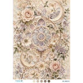 BM1013 Diamond Büyük Boy Pirinç Dekopaj Kağıdı 42x60cm