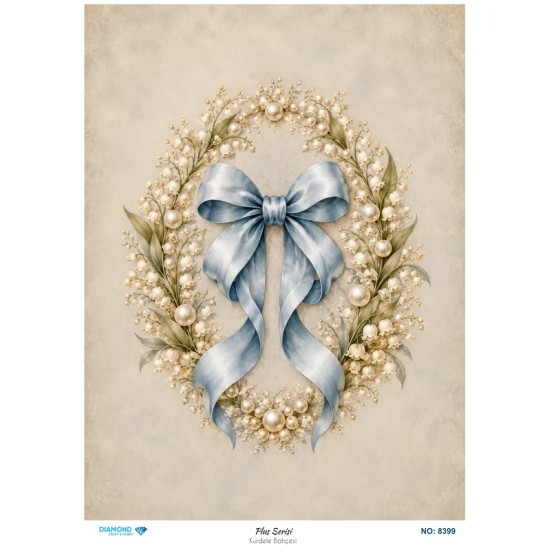 8399 Diamond Pirinç Dekopaj Kağıdı Plus Serisi 30x42cm