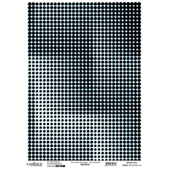 MRD13 Manifesto Cadence Pirinç Dekopaj Kağıdı 30X42cm