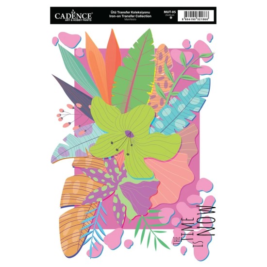 MUT05 Manifesto Cadence Ütü Transfer Kağıdı 25x35cm