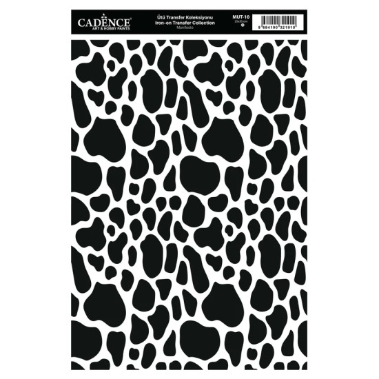 MUT10 Manifesto Cadence Ütü Transfer Kağıdı 25x35cm