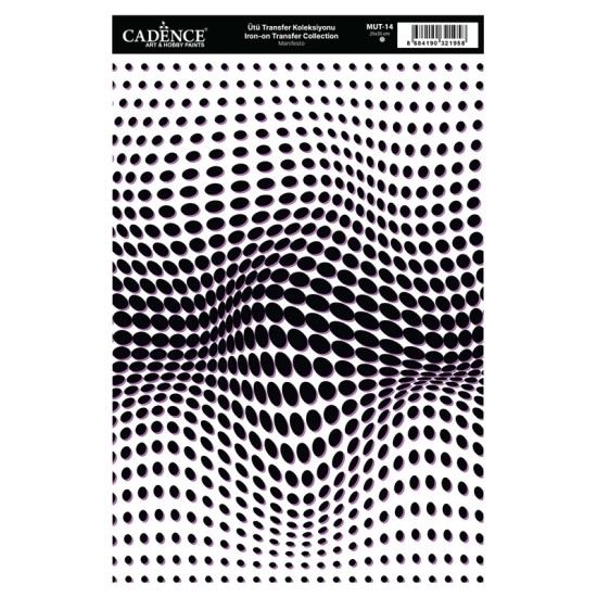 MUT14 Manifesto Cadence Ütü Transfer Kağıdı 25x35cm