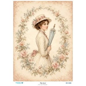 8406 Diamond Pirinç Dekopaj Kağıdı Plus Serisi 30x42cm
