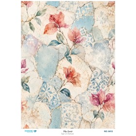 8412 Diamond Pirinç Dekopaj Kağıdı Plus Serisi 30x42cm
