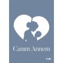 Evimde Hobi AG01 Anneler Günü Model Stencil Serisi 21x30cm | Evimde Hobi