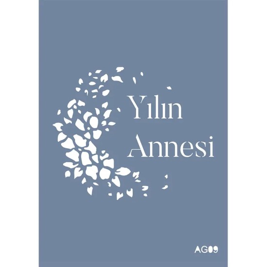 Evimde Hobi AG09 Anneler Günü Model Stencil Serisi 21x30cm | Evimde Hobi