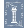 Evimde Hobi EHAN04 Sütun ve Tors Desen Stencil 25x35cm | Evimde Hobi