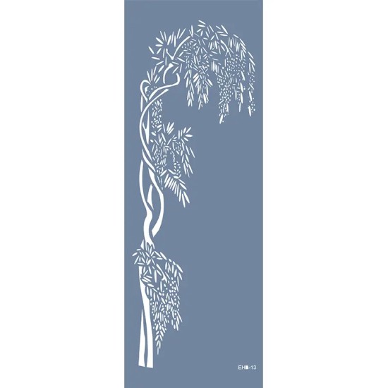 Evimde Hobi EHB13 Wisteria Desen Stencil 25x70cm | Evimde Hobi