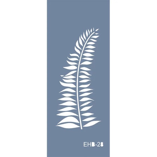 Evimde Hobi EHB28 Aşk Merdiveni Bitki Desen Stencil 10x25cm | Evimde Hobi