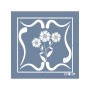 Evimde Hobi EHB29 Krizantem Çiçek Desen Stencil 20x20cm | Evimde Hobi