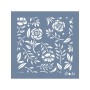 Evimde Hobi EHB32 Karanfil Desen Stencil 60x60cm | Evimde Hobi