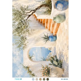 BB1038 Diamond Büyük Boy Pirinç Dekopaj Kağıdı 60x85cm