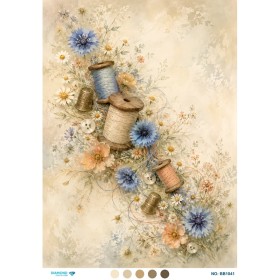BB1041 Diamond Büyük Boy Pirinç Dekopaj Kağıdı 60x85cm