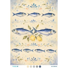 BB1045 Diamond Büyük Boy Pirinç Dekopaj Kağıdı 60x85cm