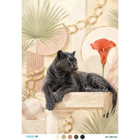 BM1030 Diamond Büyük Boy Pirinç Dekopaj Kağıdı 42x60cm