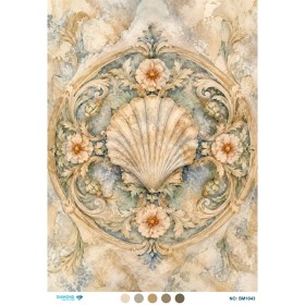 BM1043 Diamond Büyük Boy Pirinç Dekopaj Kağıdı 42x60cm