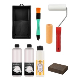 Cadence 1 Litre Antik Beyaz Boya + Yarı Mat Vernik | Tüm Yüzeyler İçin Dönüşüm Seti