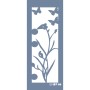 Evimde Hobi EHBR06 Çiçek Desen Stencil 10x25cm | Evimde Hobi