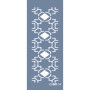 Evimde Hobi EHBR14 Geometrik Desen Stencil 10x25cm | Evimde Hobi