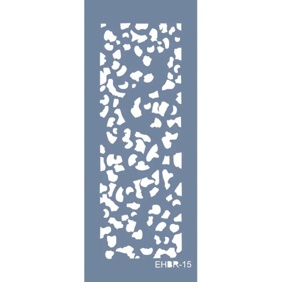 Evimde Hobi EHBR15 Dalmaçya Desen Stencil 10x25cm | Evimde Hobi
