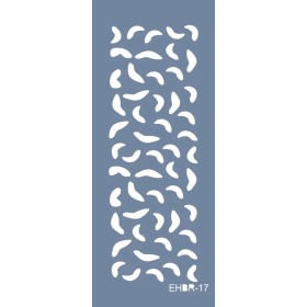 Evimde Hobi EHBR17 Puma Desen Stencil 10x25cm | Evimde Hobi