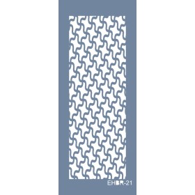 Evimde Hobi EHBR21 Geometrik Desen Stencil 10x25cm | Evimde Hobi