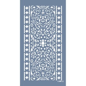 Evimde Hobi EHBR22 Çini Desen Stencil 25x45cm | Evimde Hobi