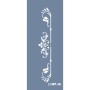 Evimde Hobi EHBR48 Bordür Desen Stencil 10x25cm | Evimde Hobi