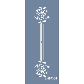 Evimde Hobi EHBR50 Bordür Desen Stencil 10x25cm | Evimde Hobi