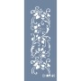Evimde Hobi EHBR65 Bordür Desen Stencil 10x25cm | Evimde Hobi