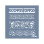 Evimde Hobi EHBR69 Bordür Desen Stencil 20x20cm | Evimde Hobi