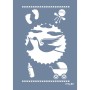 Evimde Hobi EHÇ03 Leylek Desen Stencil 21x30cm | Evimde Hobi