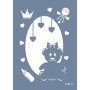 Evimde Hobi EHÇ11 Çocuk Desen Stencil 25x35cm | Evimde Hobi