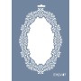 Evimde Hobi EHÇV07 Çiçek Çerçeve Desen Stencil 21x30cm | Evimde Hobi
