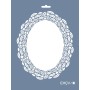 Evimde Hobi EHÇV10 Çiçek Çerçeve Desen Stencil 25x35cm | Evimde Hobi