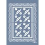 Evimde Hobi EHDD12 Zeytin Desen Stencil 25x35cm | Evimde Hobi