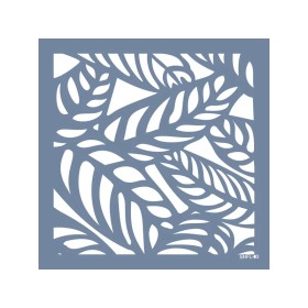 Evimde Hobi EHFL03 Yaprak Desen Stencil 45x45cm | Evimde Hobi