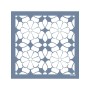Evimde Hobi EHFL04 Çiçek Desen Stencil 45x45cm | Evimde Hobi
