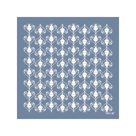 Evimde Hobi EHFL07 Kalp Lale Desen Stencil 45x45cm | Evimde Hobi