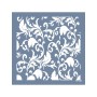 Evimde Hobi EHFL09 Yaprak Desen Stencil 45x45cm | Evimde Hobi