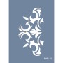Evimde Hobi EHFL11 Yaprak Desen Stencil 25x35cm | Evimde Hobi