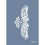 Evimde Hobi EHFL12 Yaprak Desen Stencil 25x35cm | Evimde Hobi