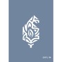Evimde Hobi EHFL16 Bordür Desen Stencil 21x30cm | Evimde Hobi