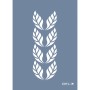 Evimde Hobi EHFL19 YaprakDesen Stencil 21x30cm | Evimde Hobi