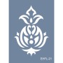 Evimde Hobi EHFL21 Göbek Desen Stencil 25x35cm | Evimde Hobi